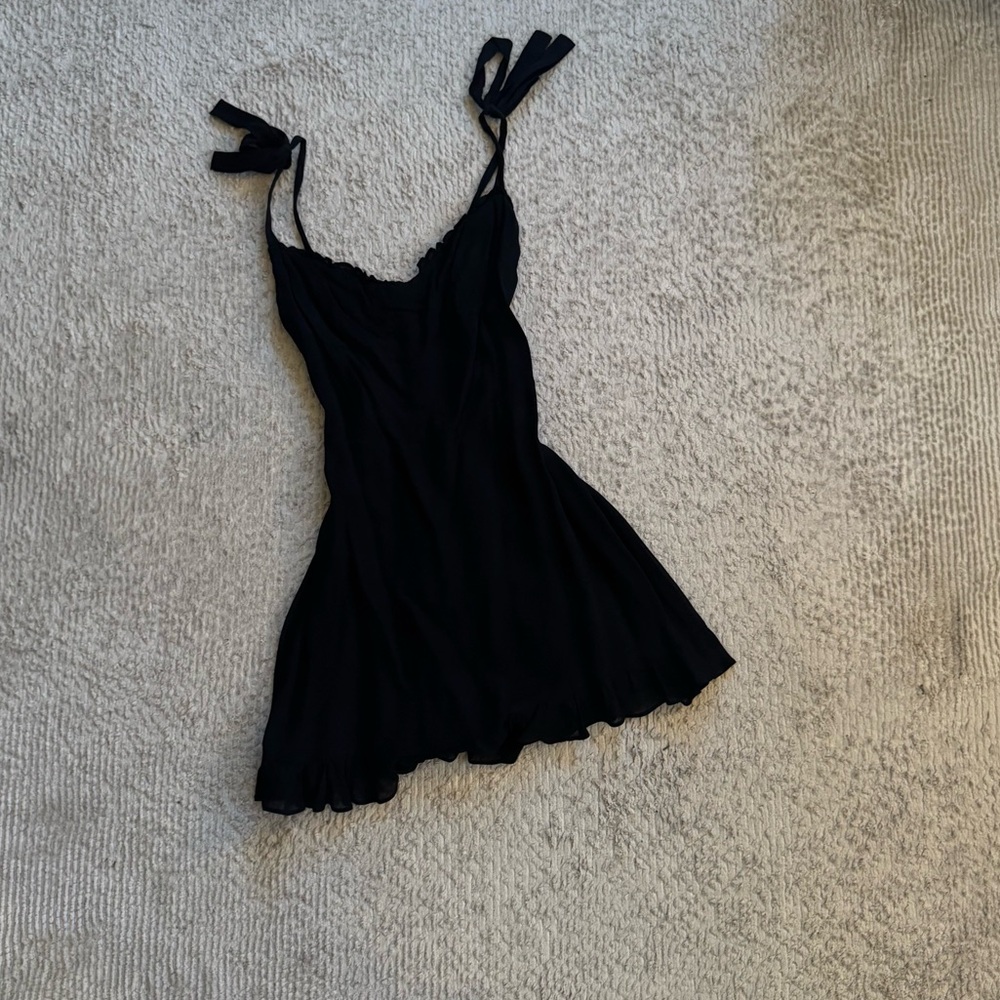 Reformation Elegant Black Women's Mini Dress